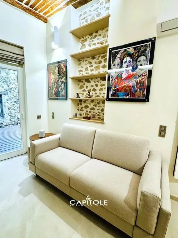 Séjour - Complexe d'Appartements de Luxe Classé Patrimoine à Antibes