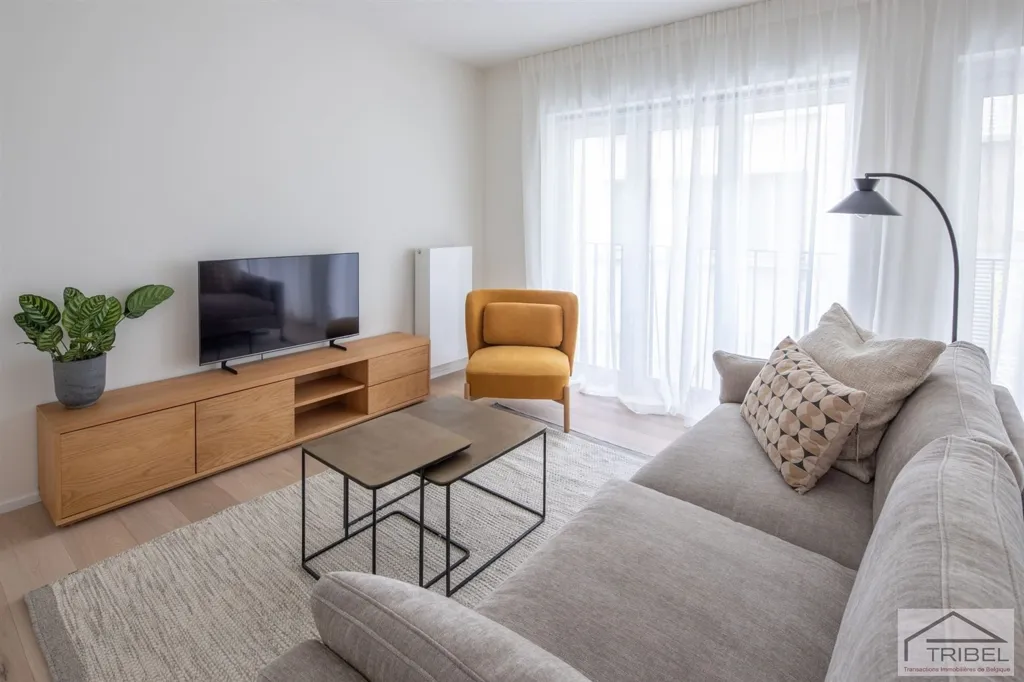 Soggiorno - Furnished Flat with Terrace in Brussels