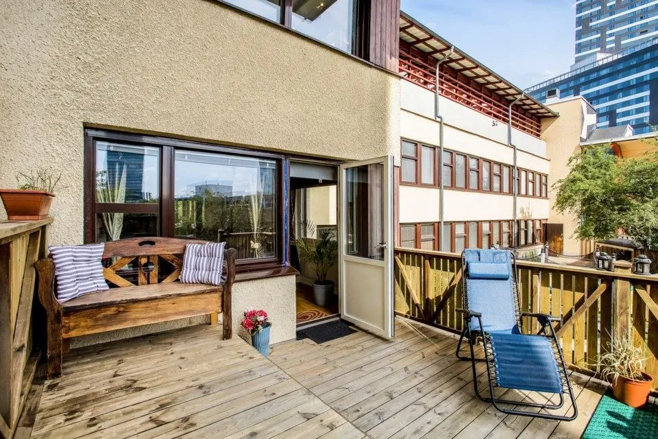 Balcon - Unique Apartment with Terrace in Kista