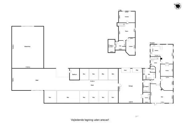 Plan - Detached House with Large Garden in Grindsted