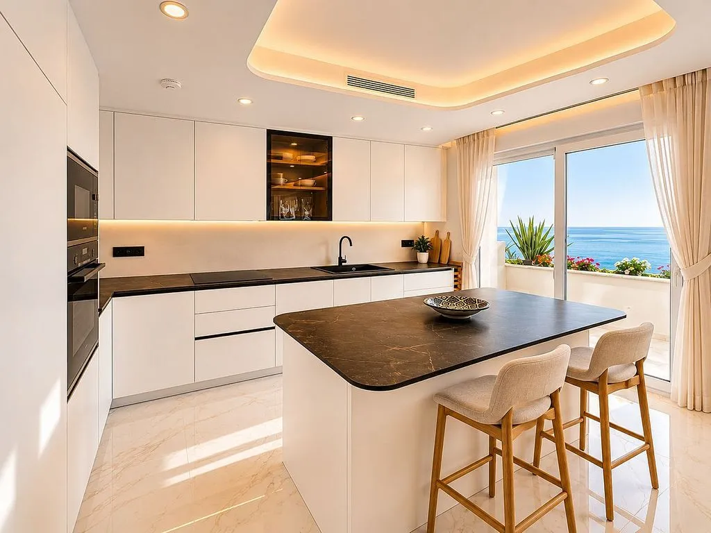 Cucina - Duplex with Sea View and Pool in Estepona