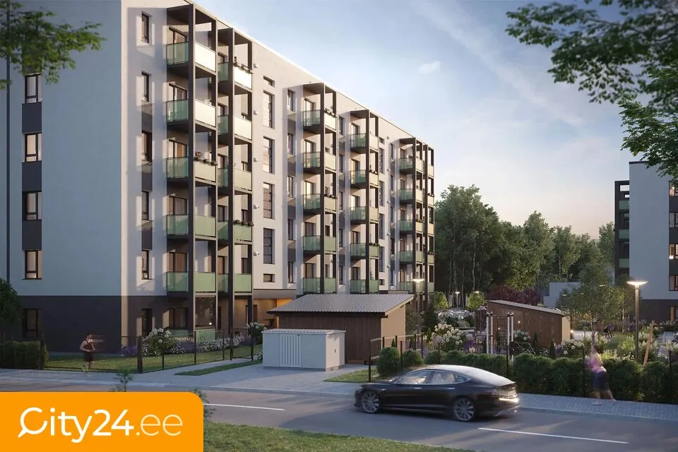 Välivaade - Modern Apartment with Balcony in Ķengarags, Riga