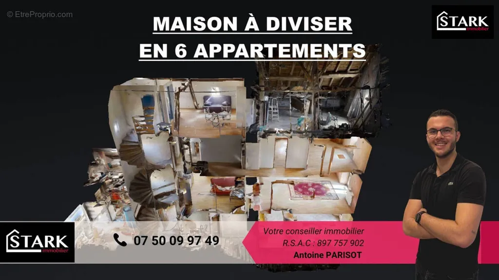 6-Unit House with Private Parking in Lomont