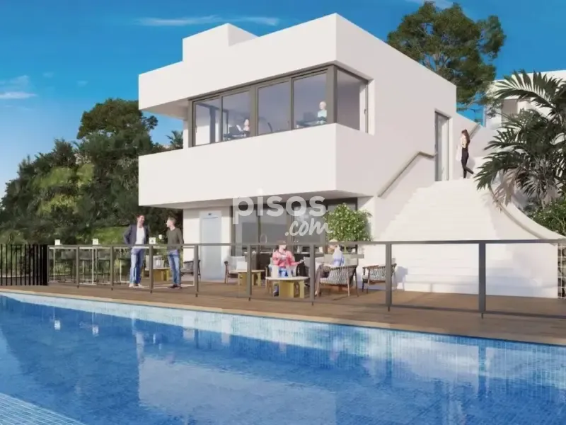 Piscine - Semi-Detached House with Pool in Mijas