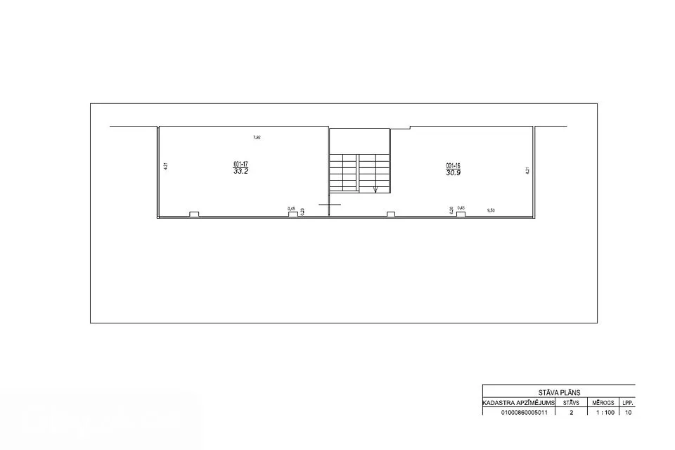 Planimetria - Office Building with Modern Lifts in Teika