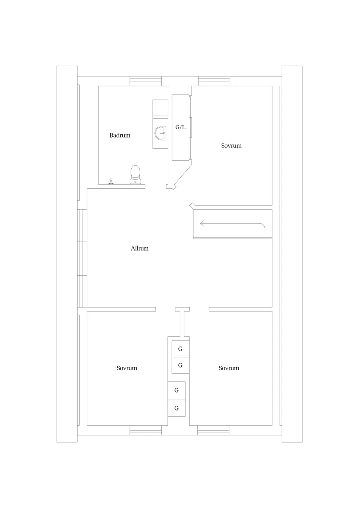 Plan - Stylish Villa with Garden in Sällinge