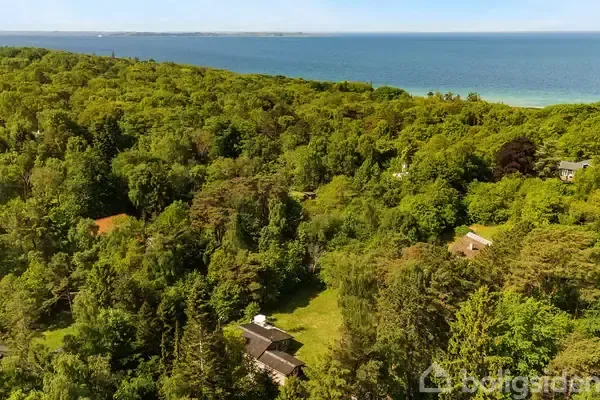 Aerial - Cottage with Garden in Ordrup, Near Coast