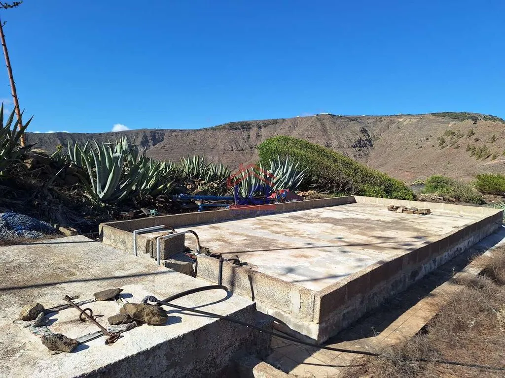 Terrasse - Rustic Land with Pool in Haría, Canary Islands