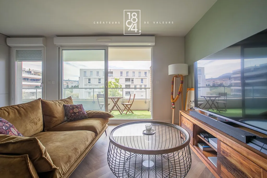 Soggiorno - 3-Bed Apartment with Terrace in Marseille 8th