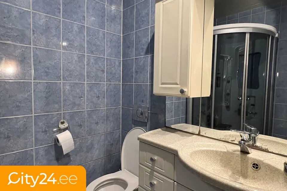 Salles de bain - Top Floor Apartment in Wooden House, Narva