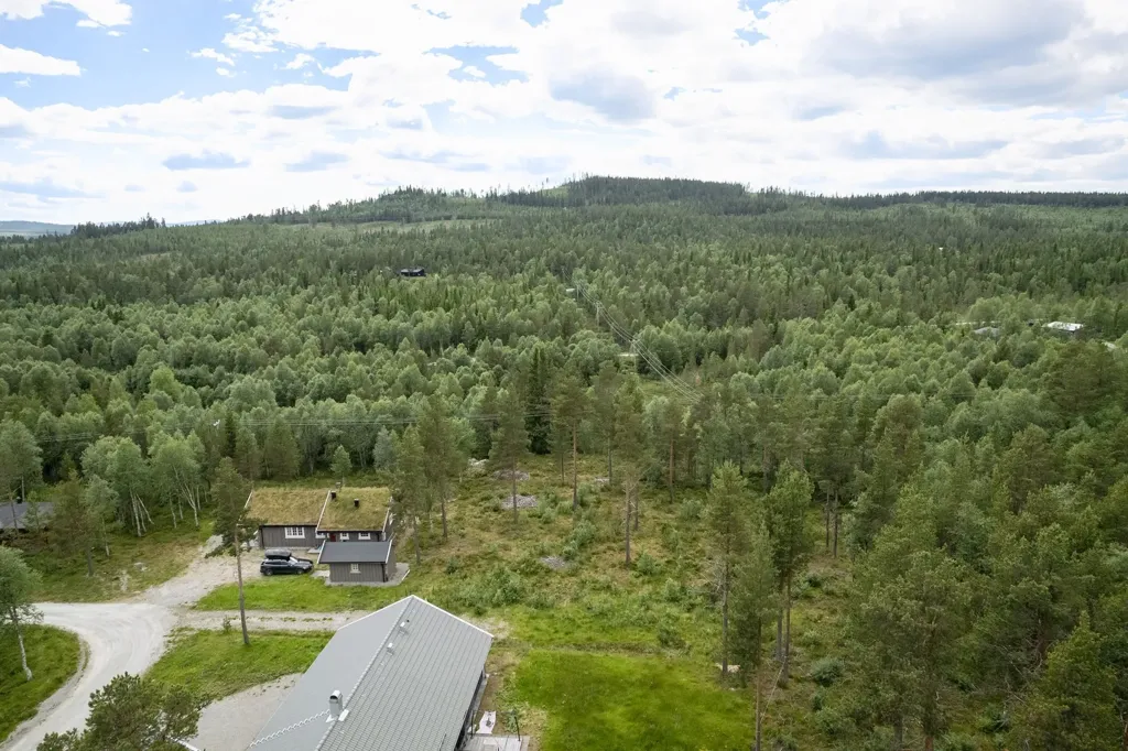 Õhuvaade - Corner Plot with Ski Access in Ljusnedal