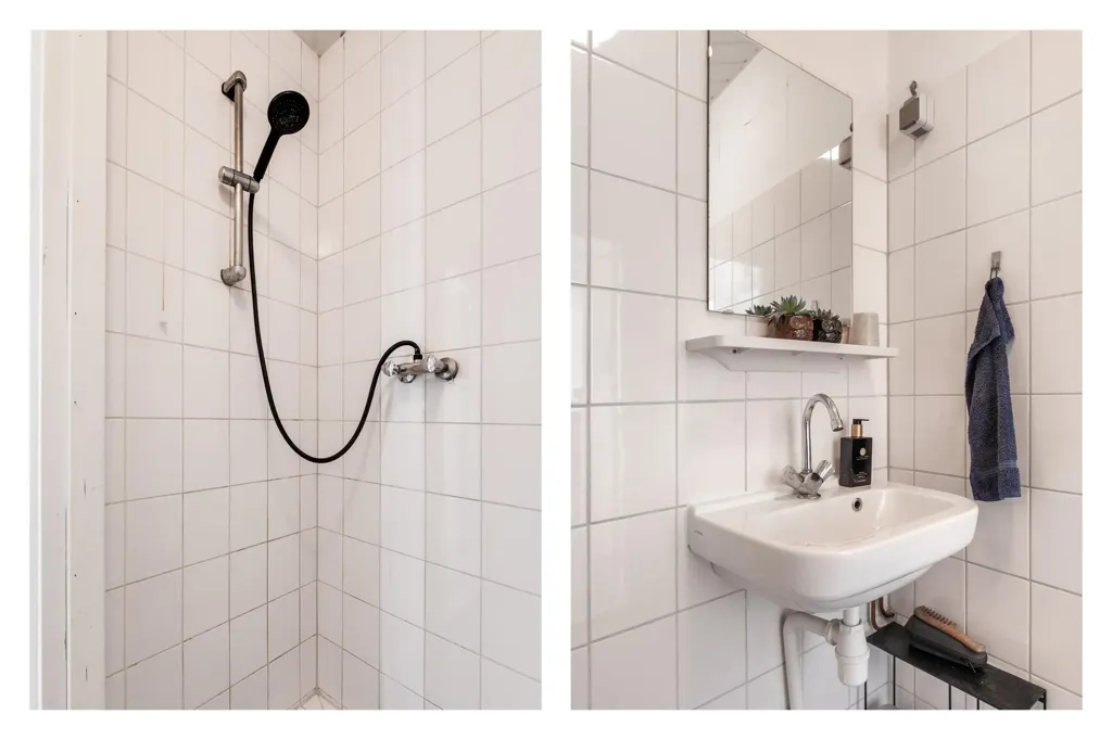 Salles de bain - 2-Bedroom Flat with South-Facing Balcony in Haarlem