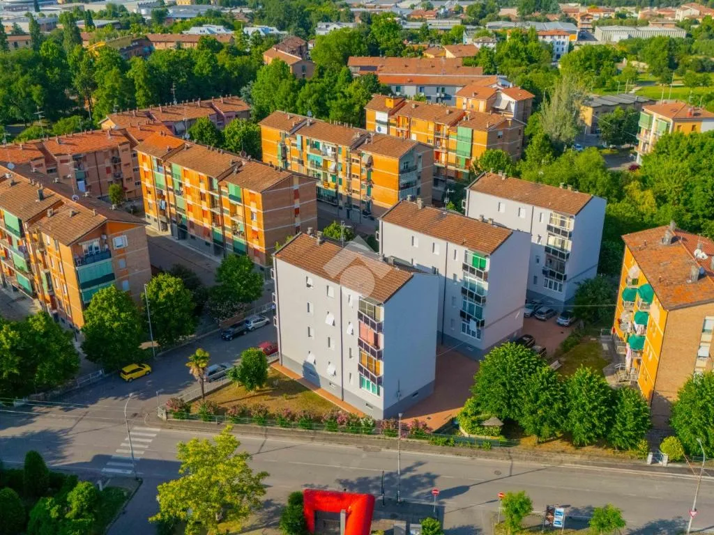 Vue aérienne - Modernised 3-Room Apartment in Sacca, Modena
