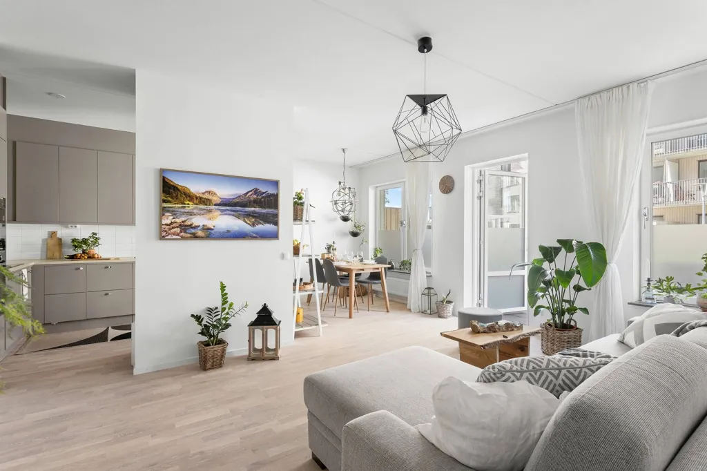 Soggiorno - Apartment with Large Terrace in Järfälla
