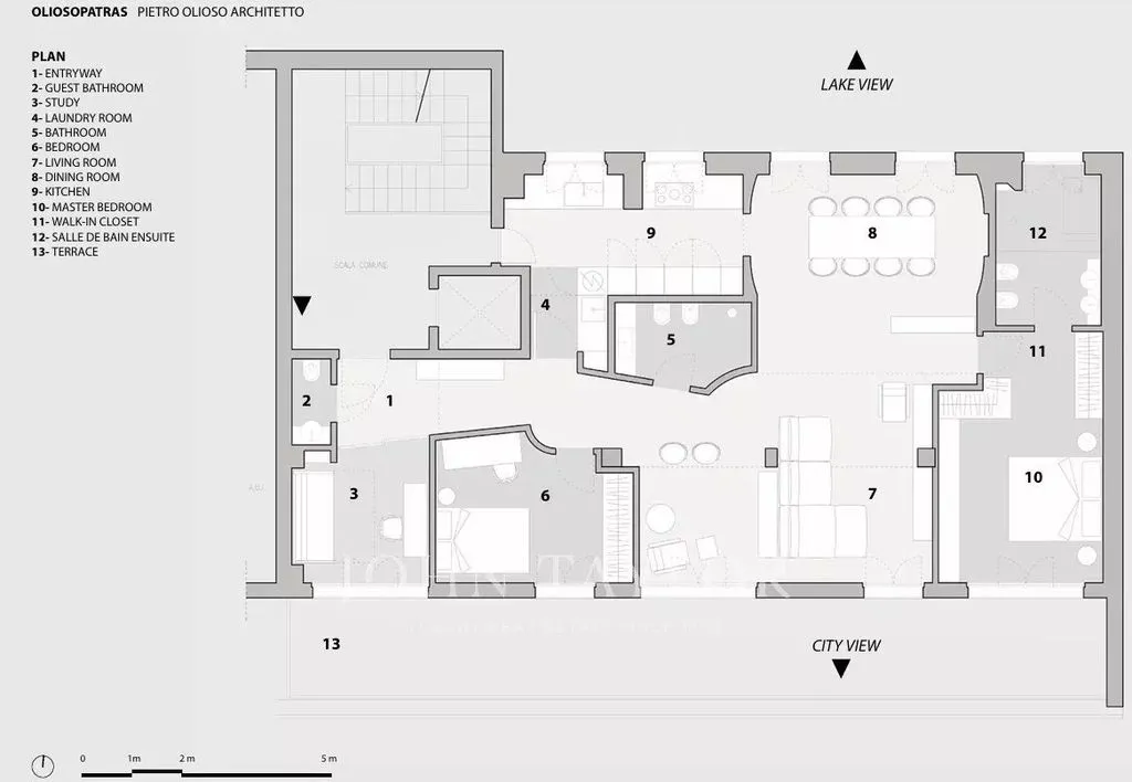 Floor Plan - Luxury Penthouse with Lake View in Como