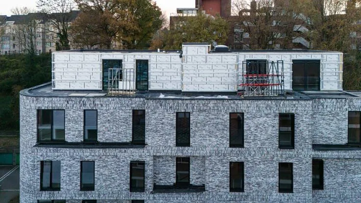 Aerial - Apartment with Terrace in Genk