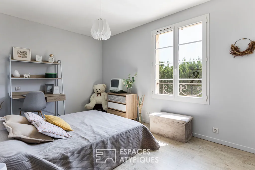 Bedrooms - Architectural Villa with Pool near Toulouse