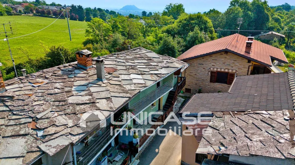 Vue aérienne - Casale with Garden and Fireplace in Bagnolo Piemonte