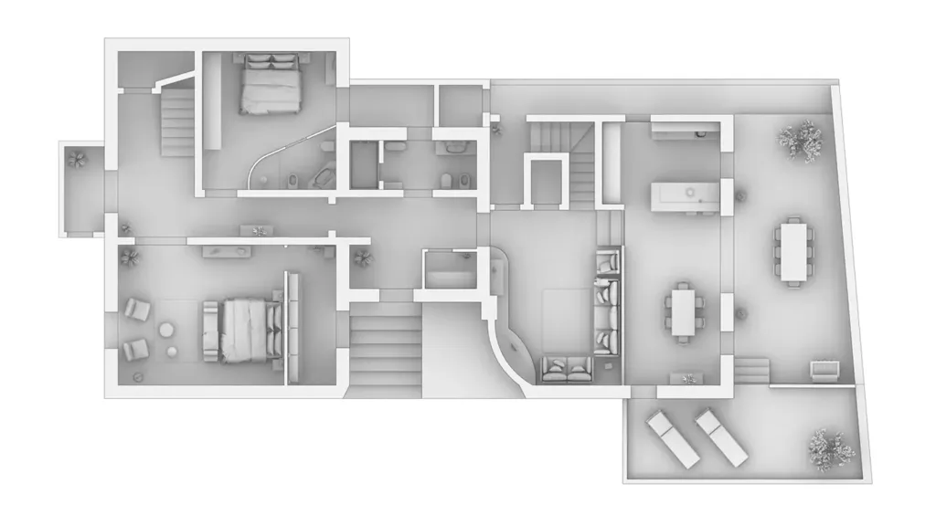 Plaan - Rustic Villa with Private Garden in Castelfidardo