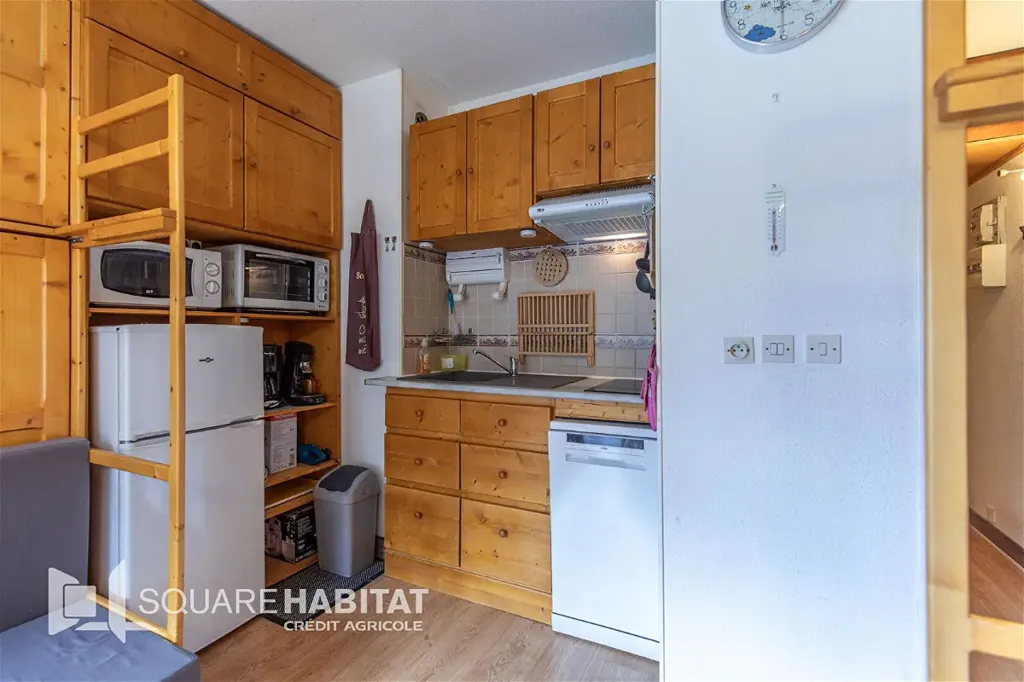 Köök - Studio with Ski Locker in Bareges