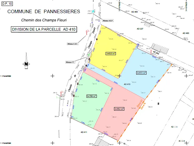 Planimetria - Buildable Land with Paved Access in Pannessières