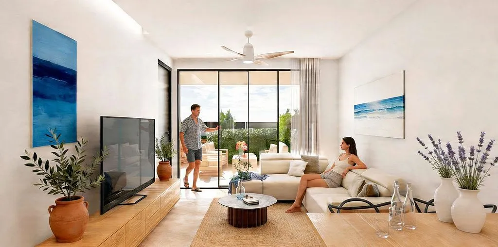 Séjour - New Apartment with Pool in Pilar de la Horadada