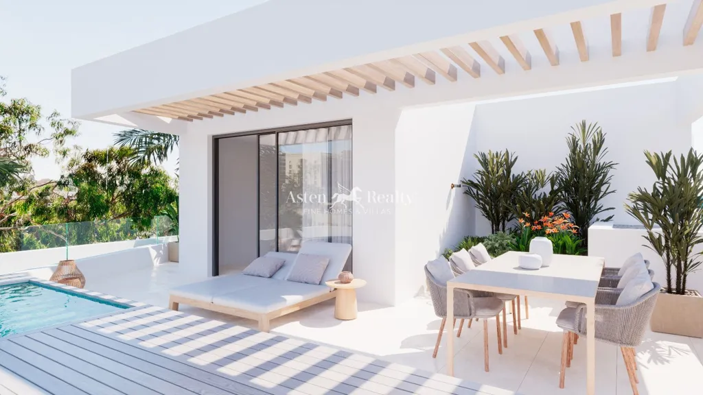 Piscine - Duplex Penthouse with Private Rooftop in Costa Adeje