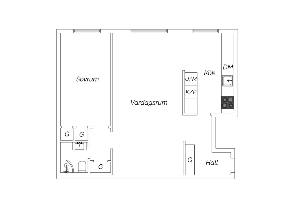 Plaan - Apartment with Shared Rooftop Terrace in Vasastan