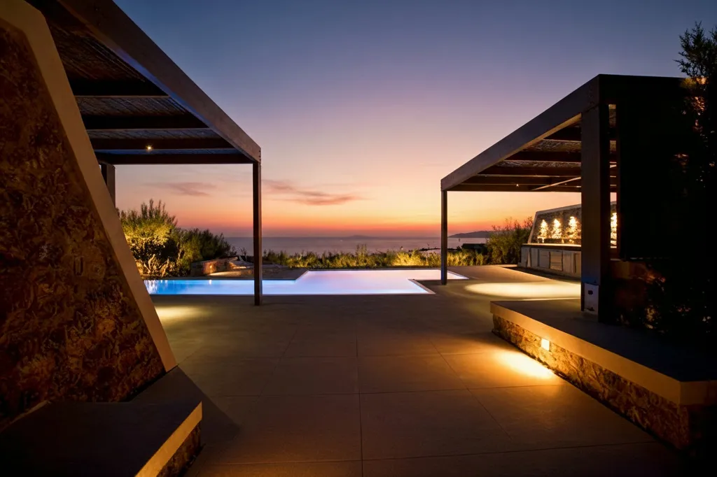 Piscina - Seafront Villa with Pools in Mavro Lithari