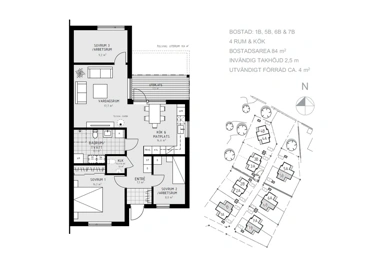 Plaan - New Bungalow with Garden near Sölvesborg