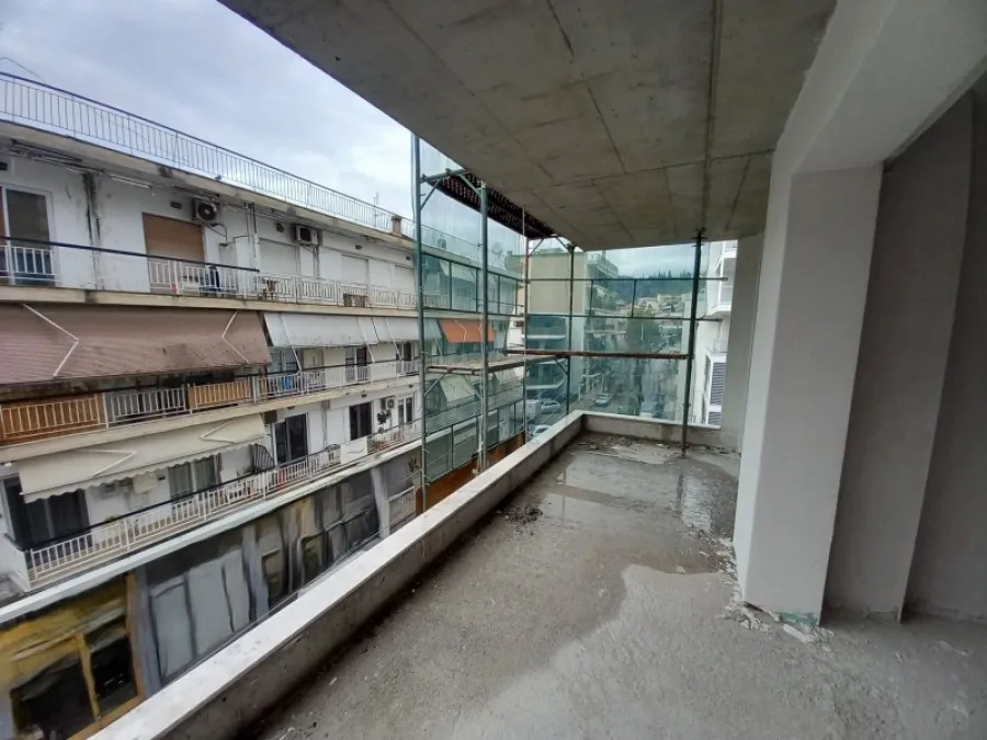 Balcon - Apartment with City View in Serres Centre