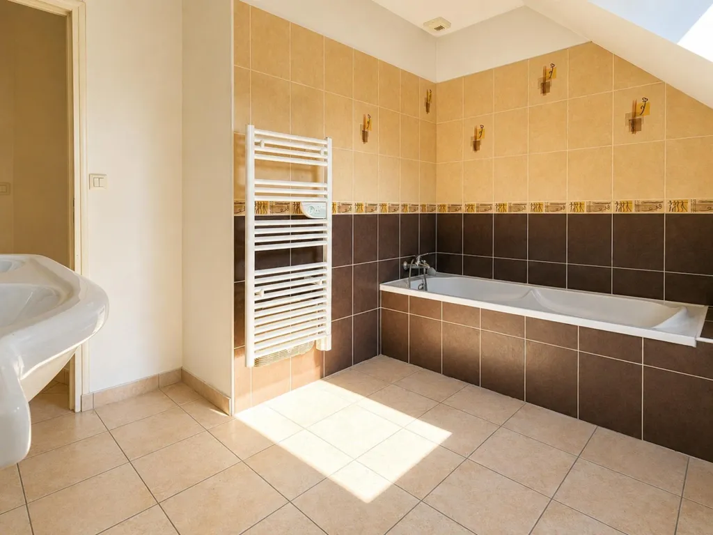 Salles de bain - Maison Rénovée avec Jardin à Changé