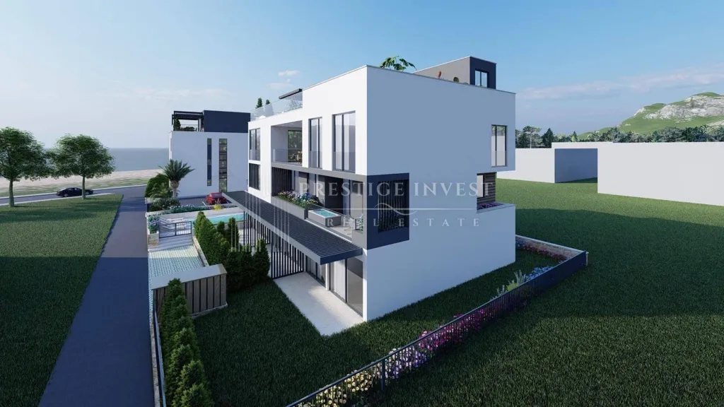 Modern Apartment with Sea View in Sukošan