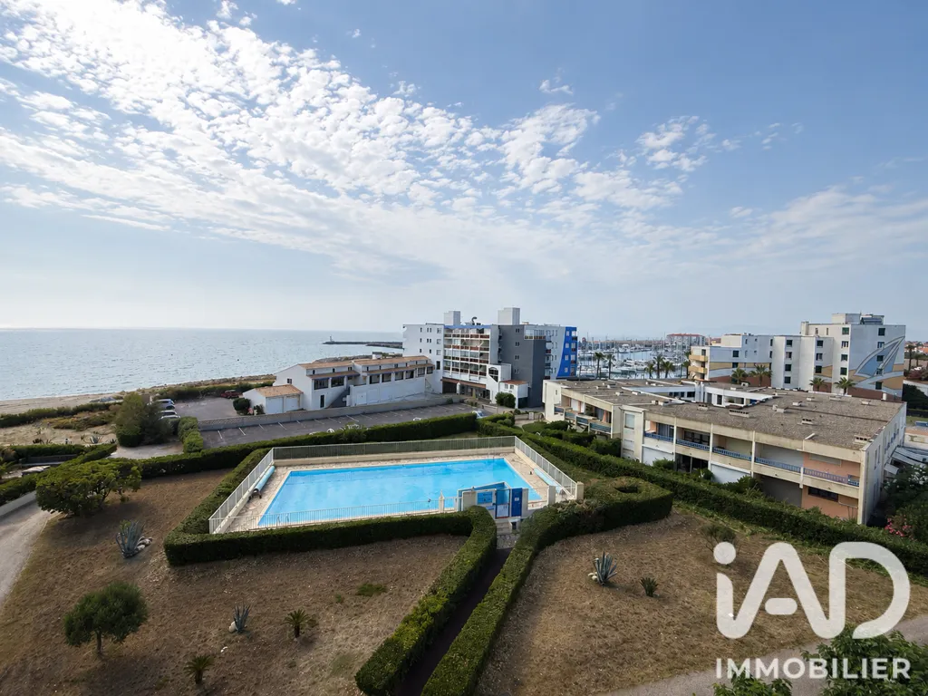 Vista aerea - T2 with Sea View and Private Parking in Le Barcarès