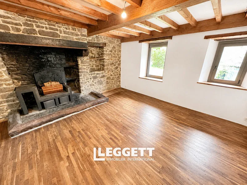 Soggiorno - Rustic Stone House with Garden in Saint-Planchers