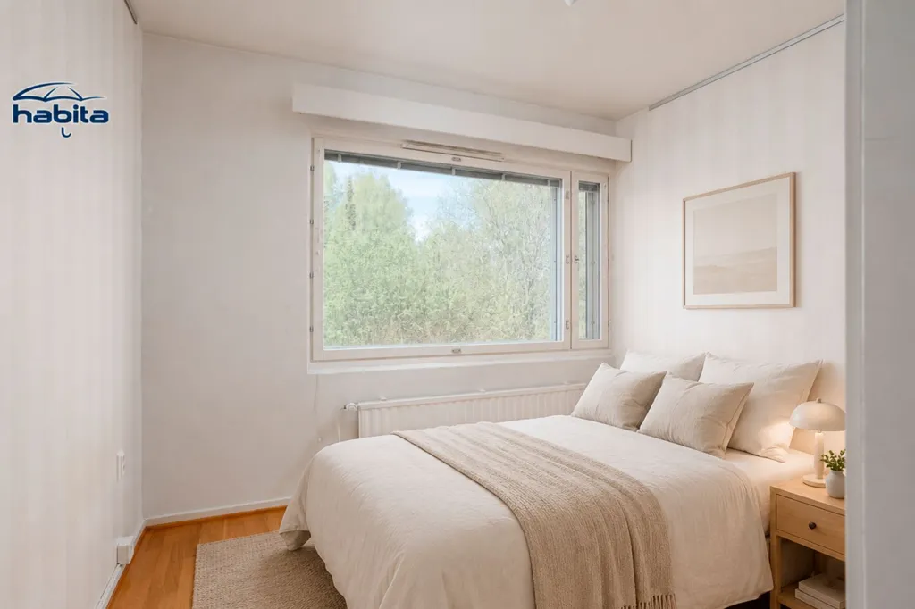 Chambres - Modernised Apartment with Glazed Balcony in Viitaniemi