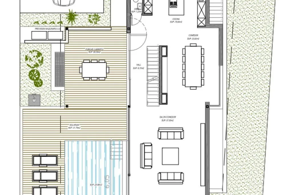 Planimetria - Contemporary Villa with Sea View in El Paraíso