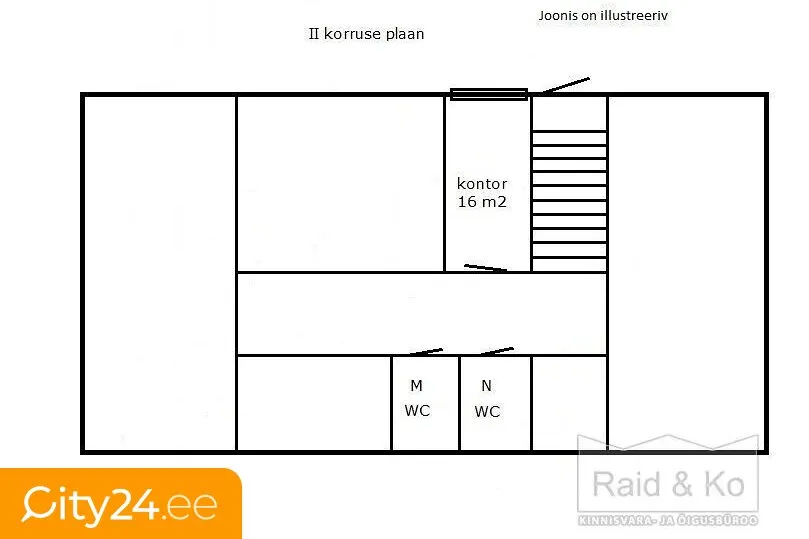1-room commercial property in Tallinn