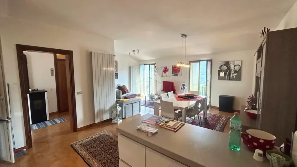 Kitchen - Independent House with Panoramic View in Vigolo