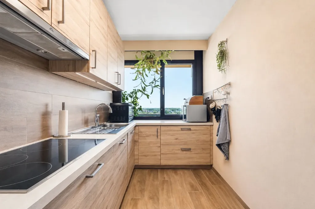 Cuisine - Appartement avec Vue Panoramique à Deurne