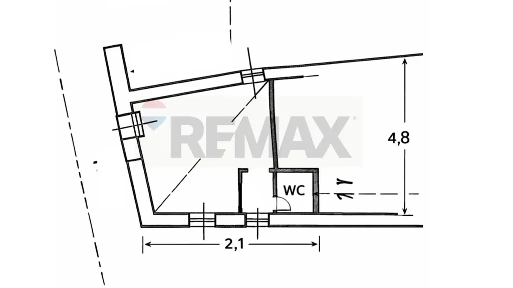 Planimetria - Apt with Parking in Varese Centre