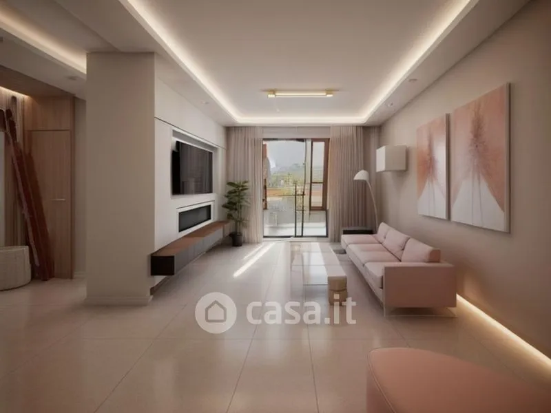 Living Room - Penthouse with Panoramic View in Calcinaia