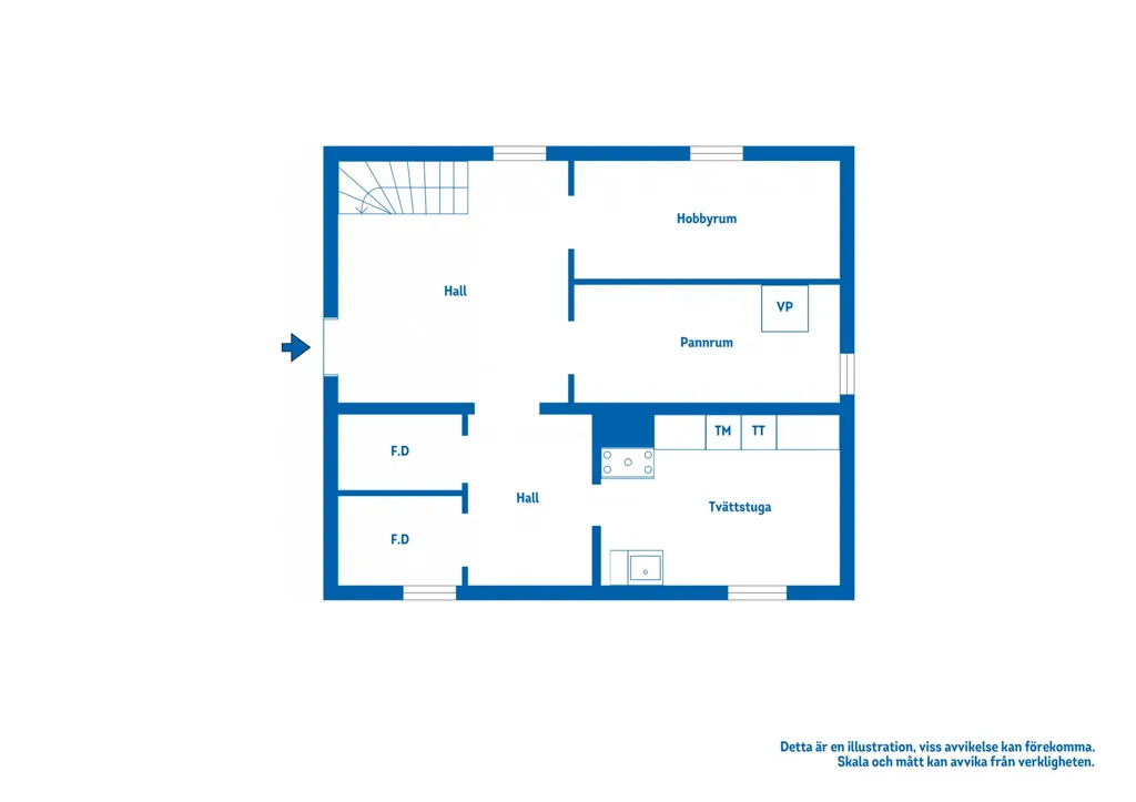 Plan - Villa with Solar Panels in Högsjö