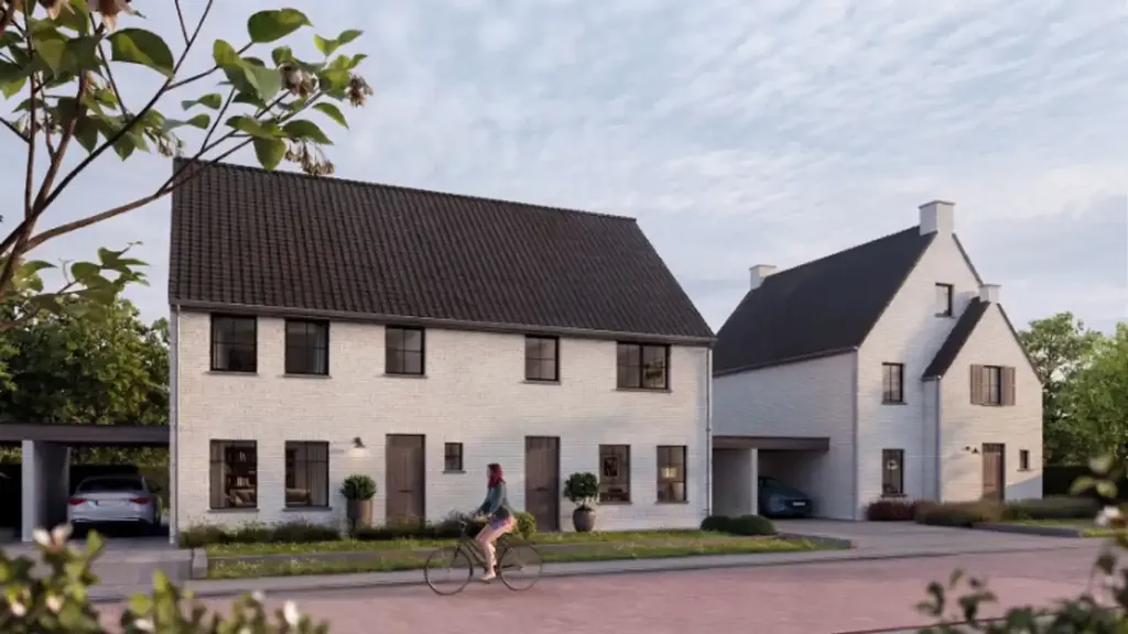 Nouvelle Maison Rustique avec Carport à Ertvelde