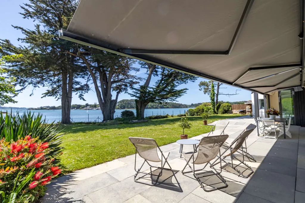 Terrass - Breton House with Sea View in Arradon