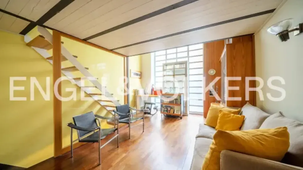 Living Room - Loft in Historic Building, Milan
