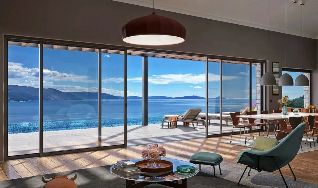 Séjour - Villa with Sea View in Rabac, Istra