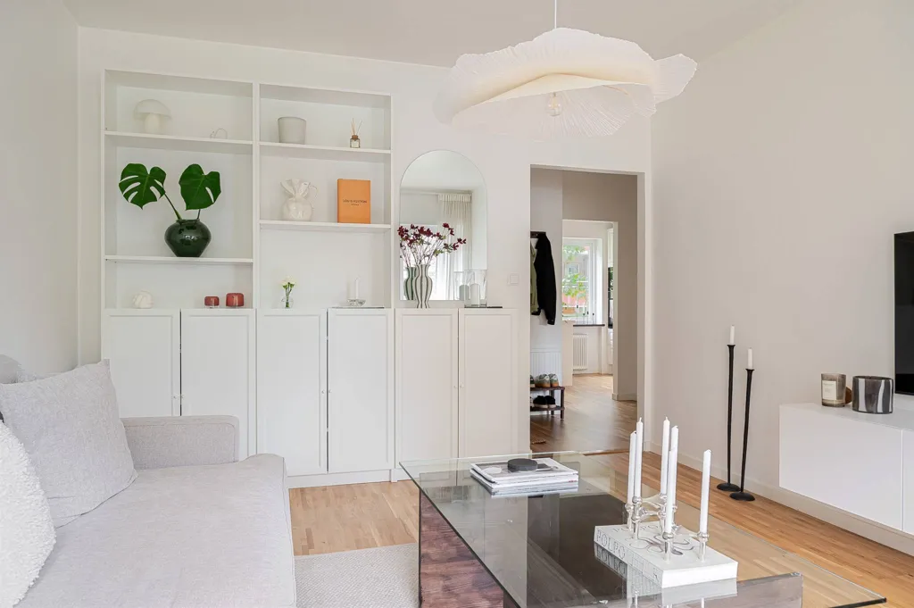 Séjour - Renovated 2-Bedroom with Balcony in Helsingborg