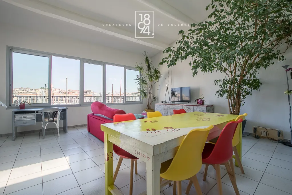 Sala da pranzo - Duplex with Vieux Port View in Marseille