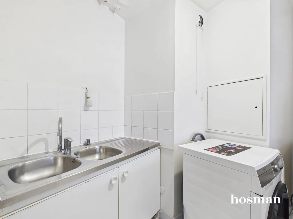 Buanderie - Appartement calme avec vue sur cour à Paris 11e